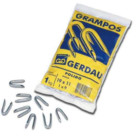 Grampo Galvanizado P/ Cerca 1Kg Gerdau Grampo Galvanizado P/ Cerca 1Kg Gerdau
