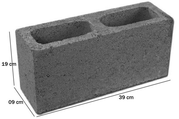 Bloco Concreto Est 09X19X39 Bloco Concreto Est 09X19X39