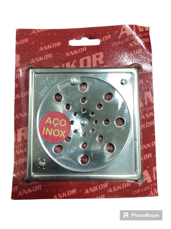 Ralo Inox Quad 10X10 C/ Caixilho - 4753 A...