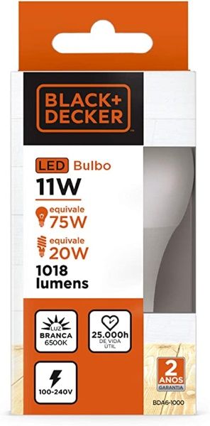 Lampada Led Bulbo A60 12W 6500K B&D 
