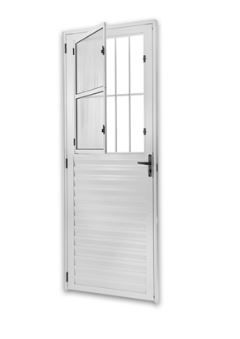 Porta Postigo Aluminio 210X80 Direita Smg Porta Postigo Aluminio 210X80 Direita Smg