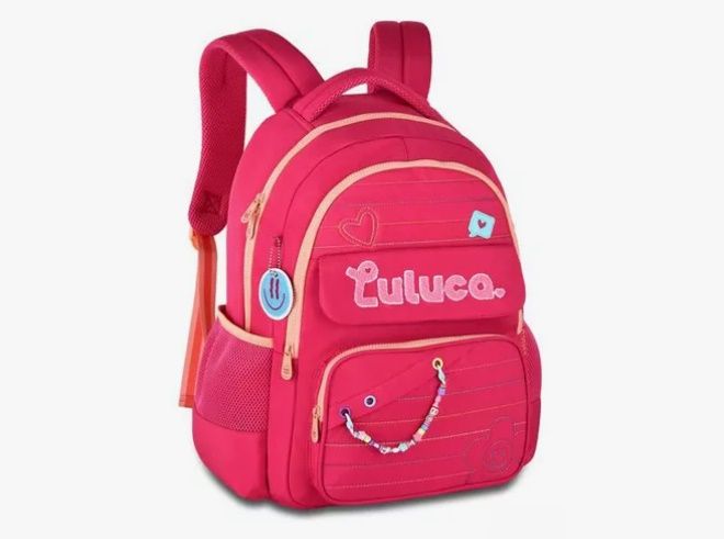 Mochila P/ Costas Cores: Preto, Rosa Ou R...