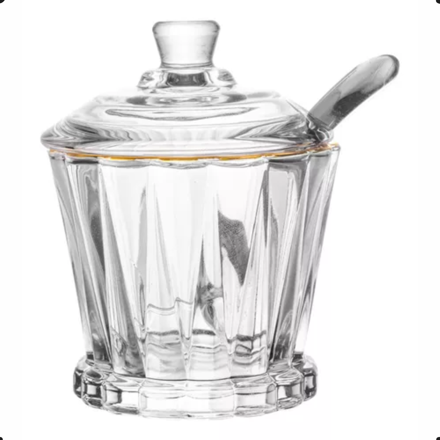 Acucareiro Cristal Fio De Ouro 220383 Lyor 