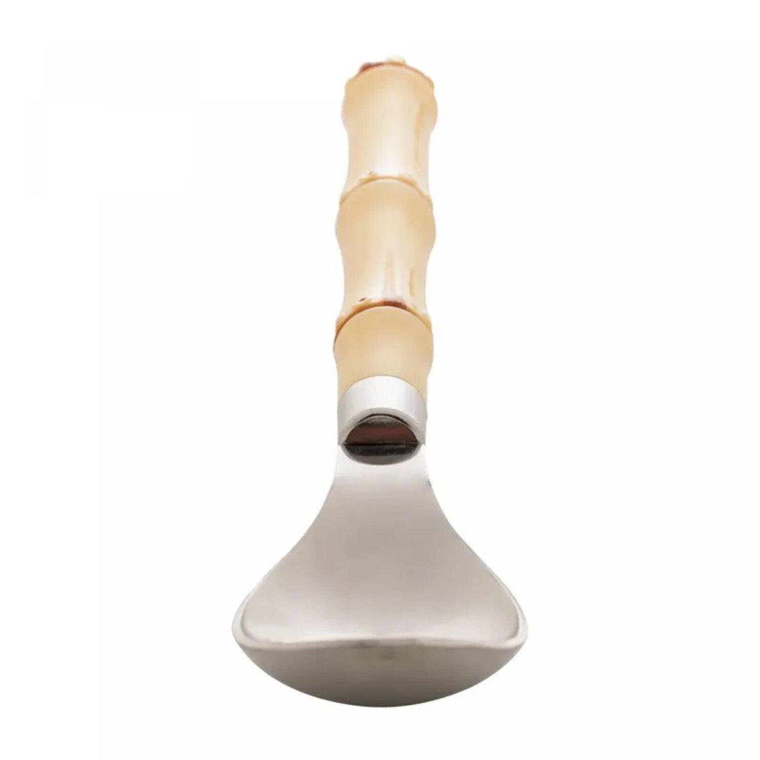 Colher P/Sorvete Inox C/Cabo Abs Bambu Lyor 