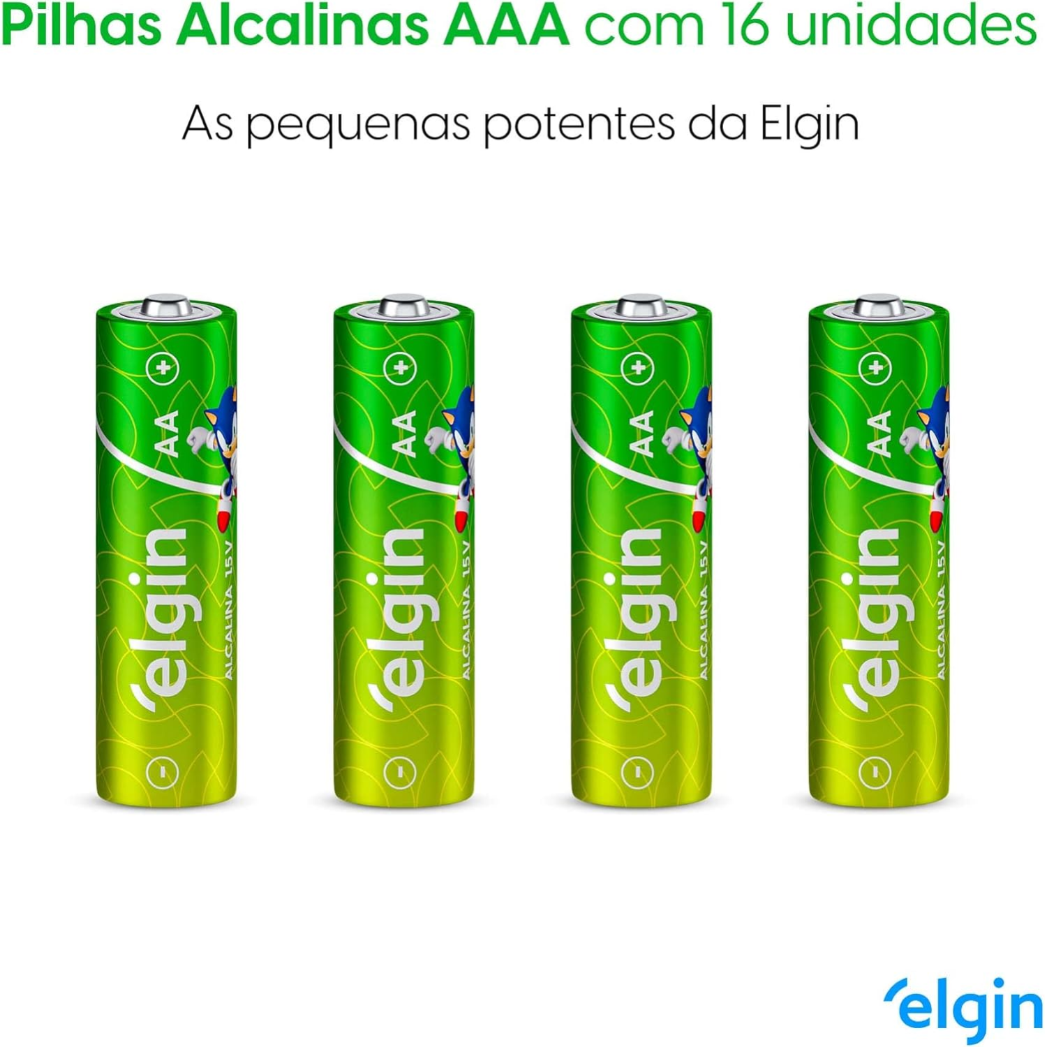 Pilha Alcalina Aaa Blister C/16 Elgin Pilha Alcalina Aaa Blister C/16 Elgin