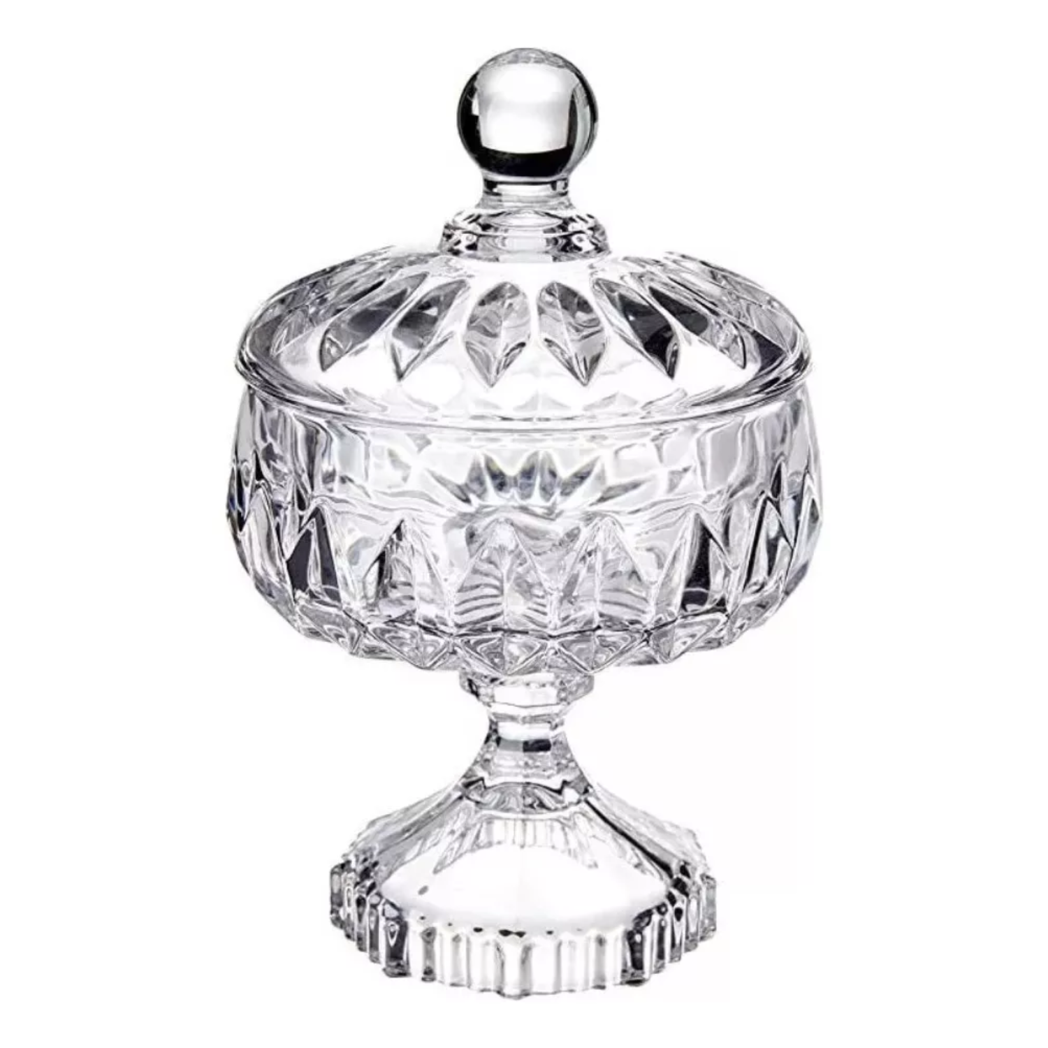 Potiche Cristal Louise C/Pé 14X23Cm 35201... Potiche Cristal Louise C/Pé 14X23Cm 35201...