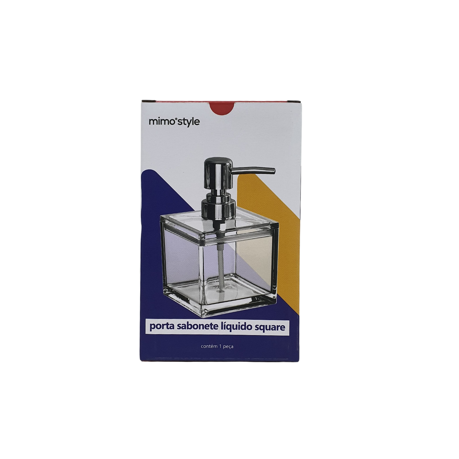 Porta Sabonete Square Clear Bh24087 Mimo