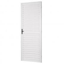 Porta Veneziana Aluminio BR 210X80 Direit... Porta Veneziana Aluminio BR 210X80 Direit...