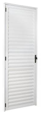 Porta Veneziana Aluminio BR 210X80 Direit... Porta Veneziana Aluminio BR 210X80 Direit...