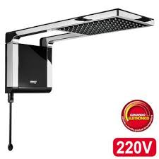 Chuveiro Acqua Storm Ultra Preto/Cromado ...