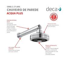 Ducha Tubo Parede Acqua Plus Cr Deca