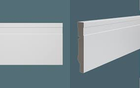 Rodape de Poliestireno Maxx M-01 120 Dura...