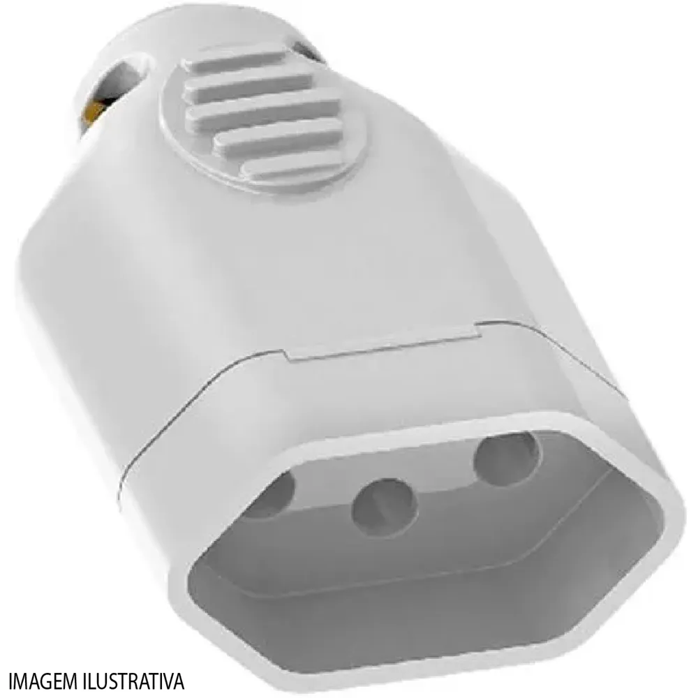 Plugue Femea 2P+T 10A 250V BR Ilumi