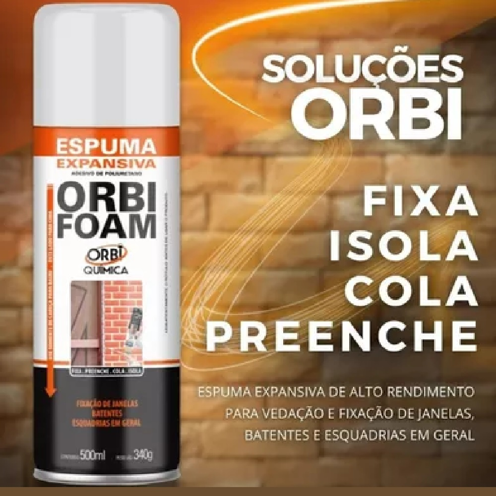 Espuma Expansiva 500Ml Orbi Espuma Expansiva 500Ml Orbi