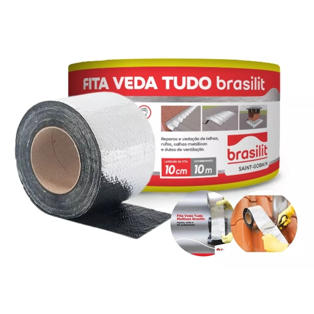 Manta Auto Aderente 10Cm BRasilit Manta Auto Aderente 10Cm BRasilit