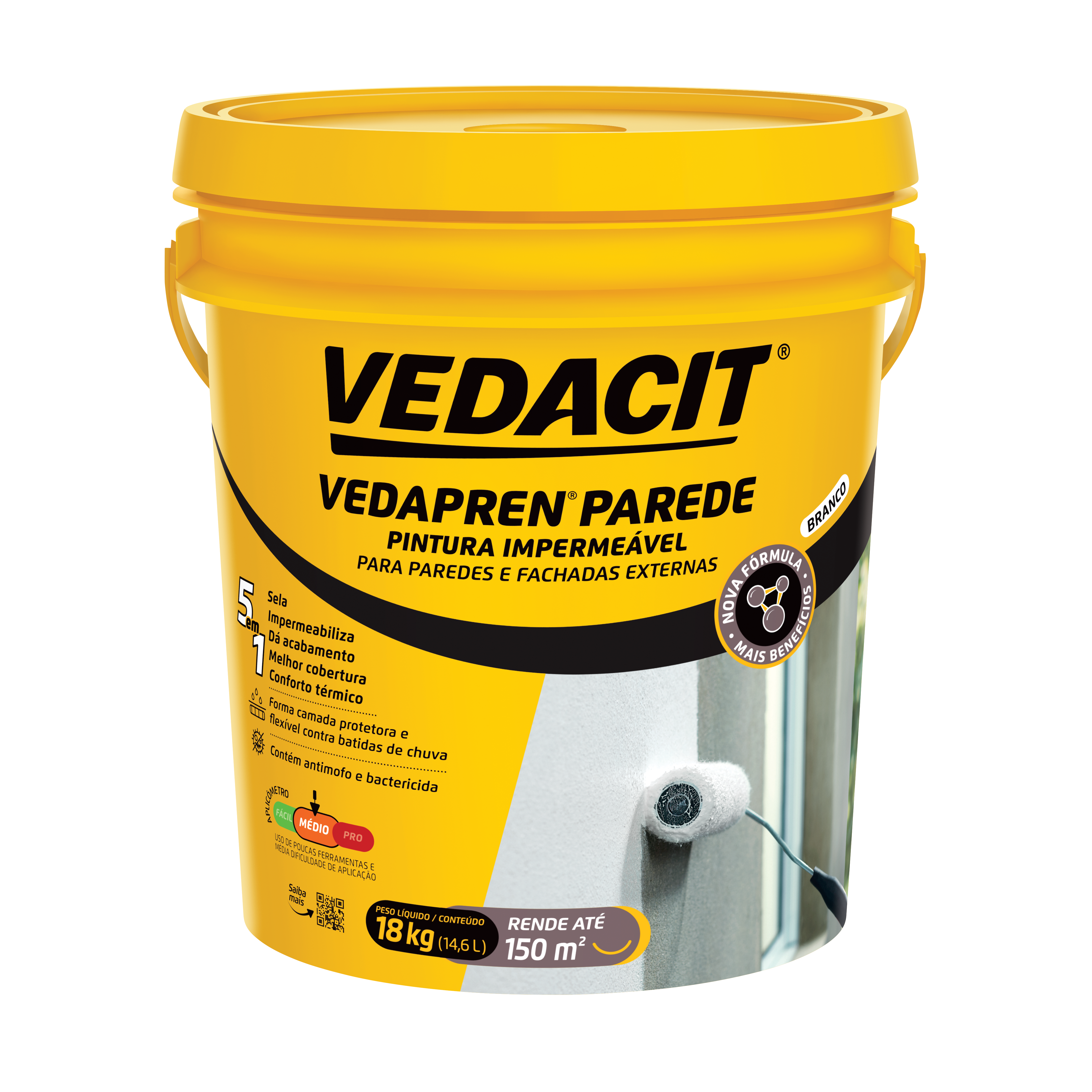Vedapren Pintura Impermeavel Parede 18Kg ...