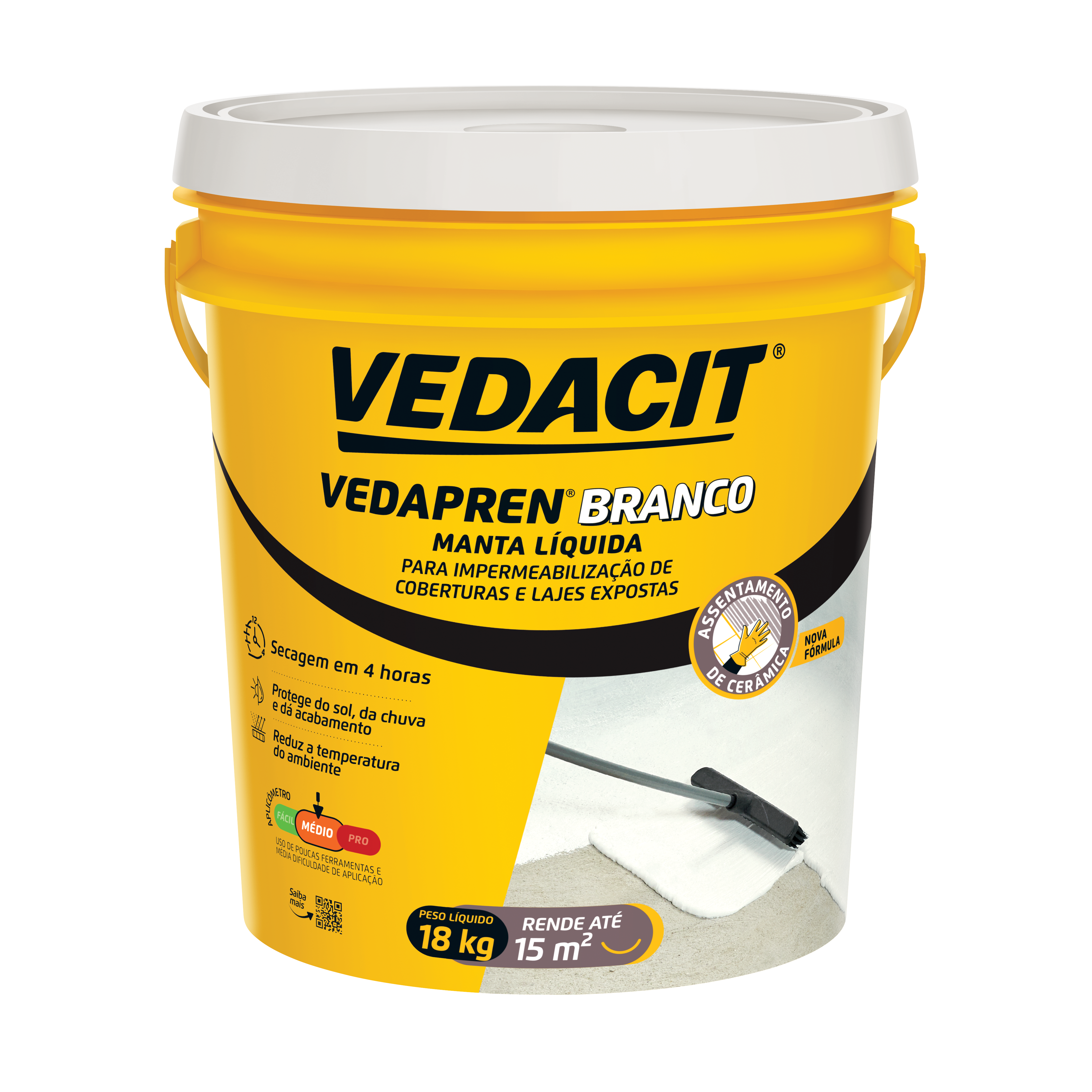 Vedapren Manta Liquida Branco Base Acril ...
