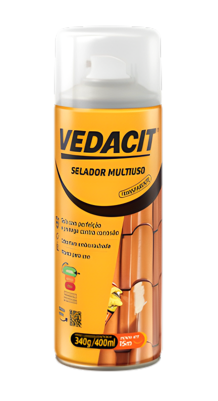 Selador Multiuso Transp Spray 400Ml Vedacit