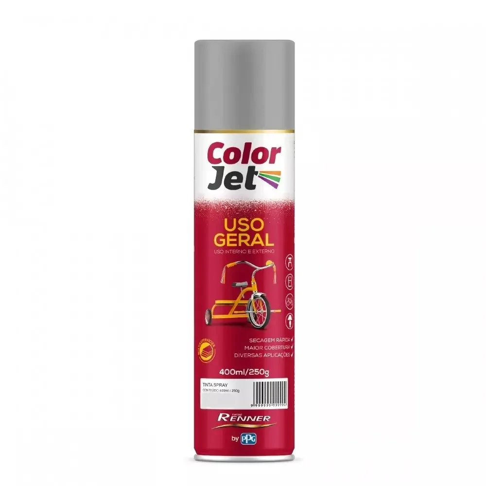 Tinta Spray Aluminio Rodas 400Ml Renner 