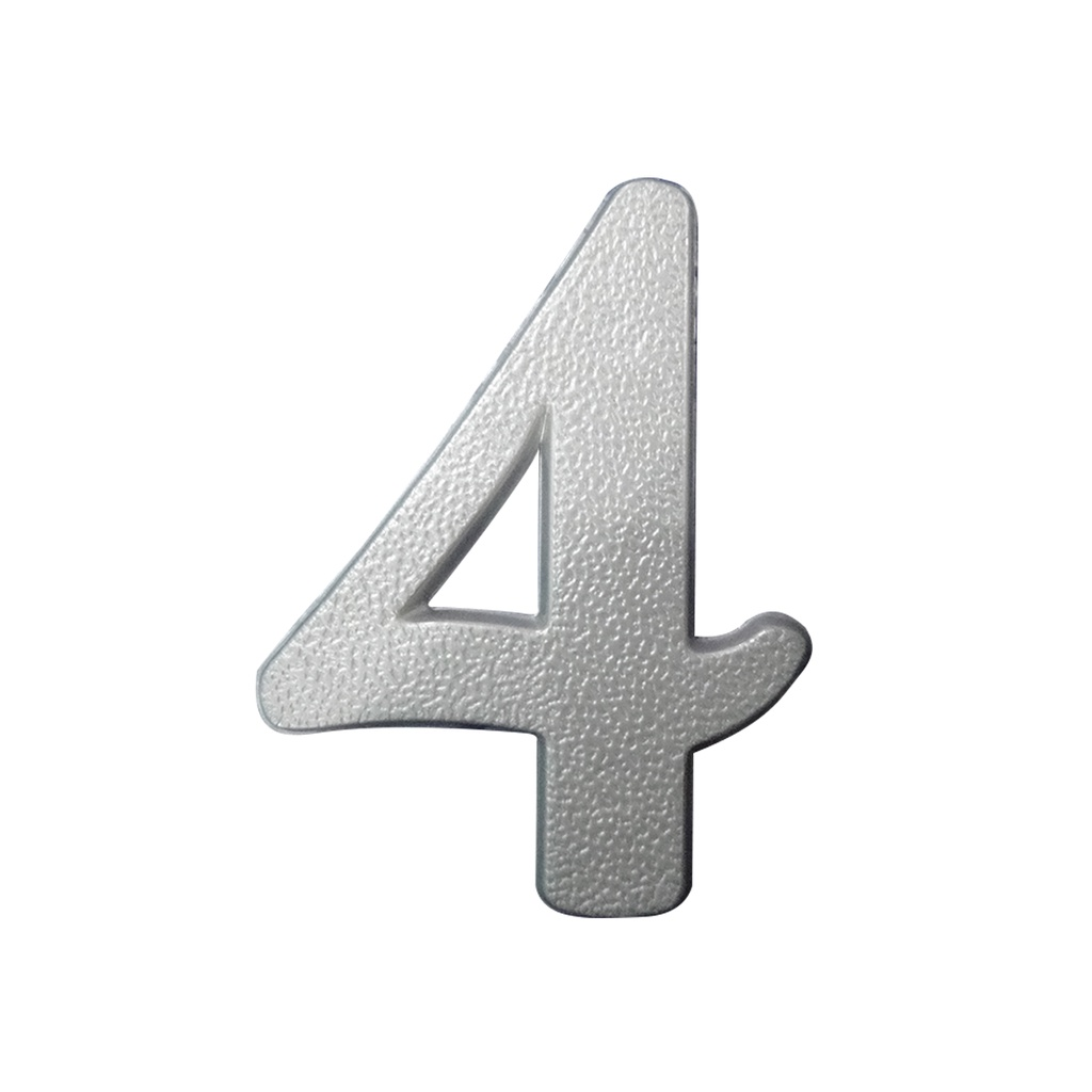 Numero Resid 4 Aluminio Global Plastic Numero Resid 4 Aluminio Global Plastic