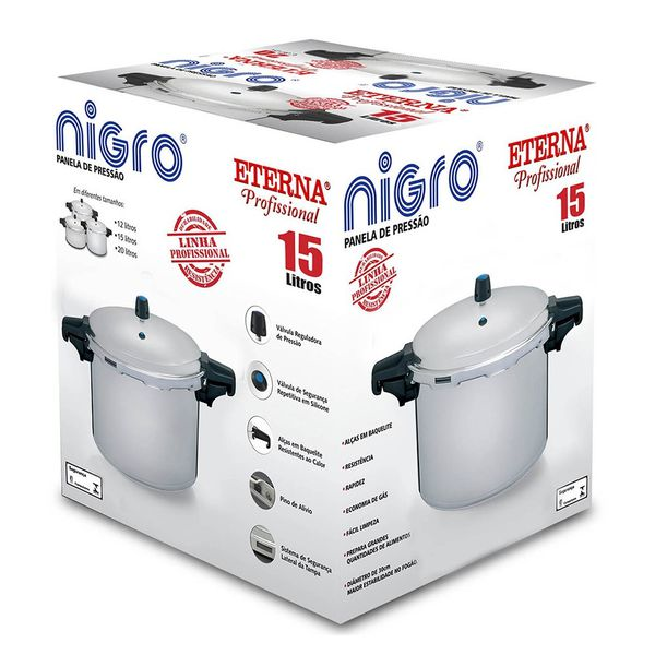 Panela Pressao Eterna 15Lt 097167 Nigro