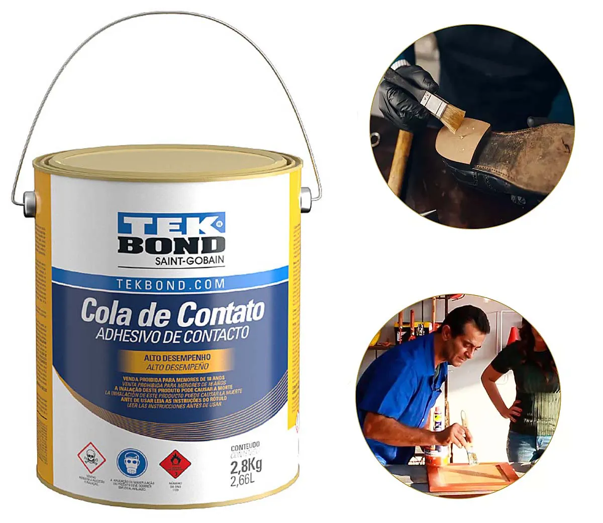 Cola Contato 2,8Kg Tekbond