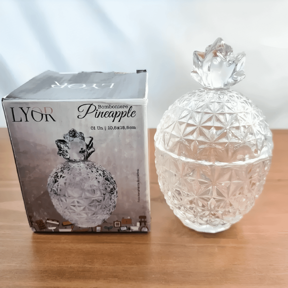 Bomboniere Pineapple 15Cm Cristal(4492)