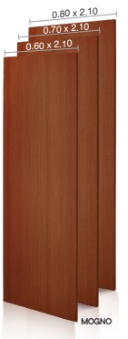 Porta Lisa Mogno 210X80 Clm Porta Lisa Mogno 210X80 Clm