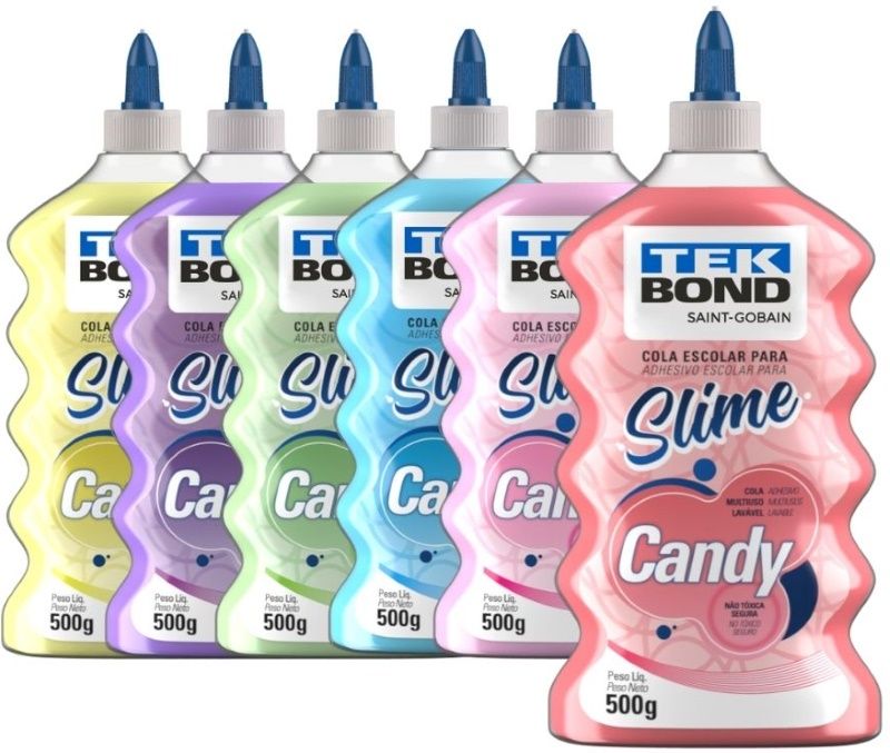 Ud - Slime Candy Verde 500G Tekbond