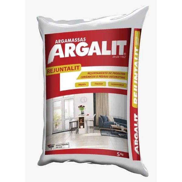 Rejunte Flex 5Kg Preto Grafite Argalit Rejunte Flex 5Kg Preto Grafite Argalit