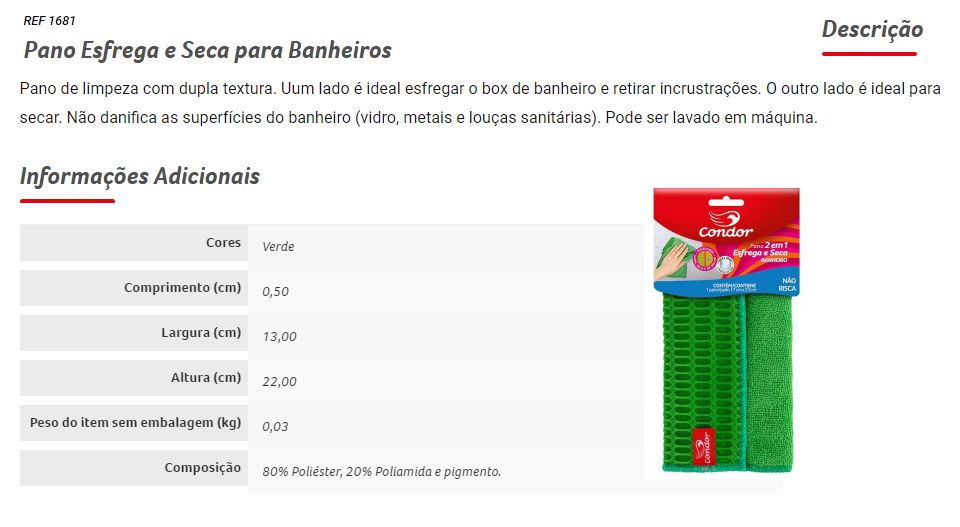 Ud - Pano Banheiro Esf Seca MicrofiBRa 16...