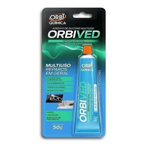 Silicone Acetico Incolor 50G Orbi V Silicone Acetico Incolor 50G Orbi V
