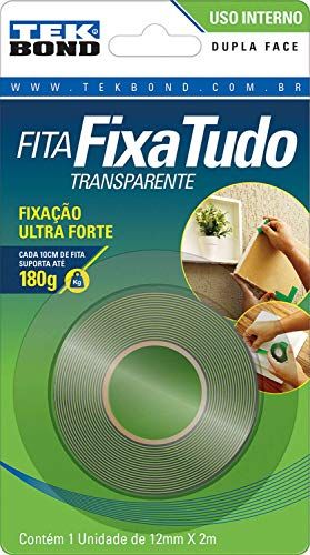 Fita Dupla Face Interno 12X2M Tekbond