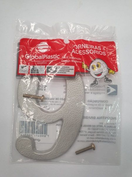Numero Resid 9 Aluminio Global Plastic