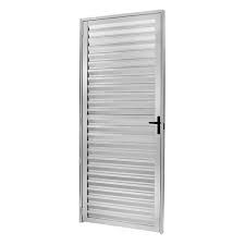 Porta Veneziana Aluminio BR 210X60 Esquer...