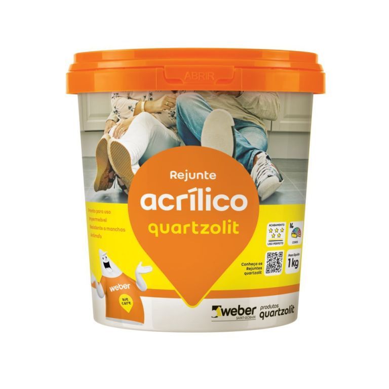 Rejunte Acril 1Kg Palha Quartzolit