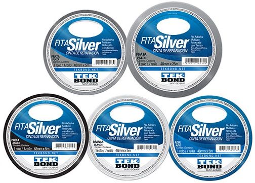 Fita Silver Tape 48mmx5Mt Tekbond