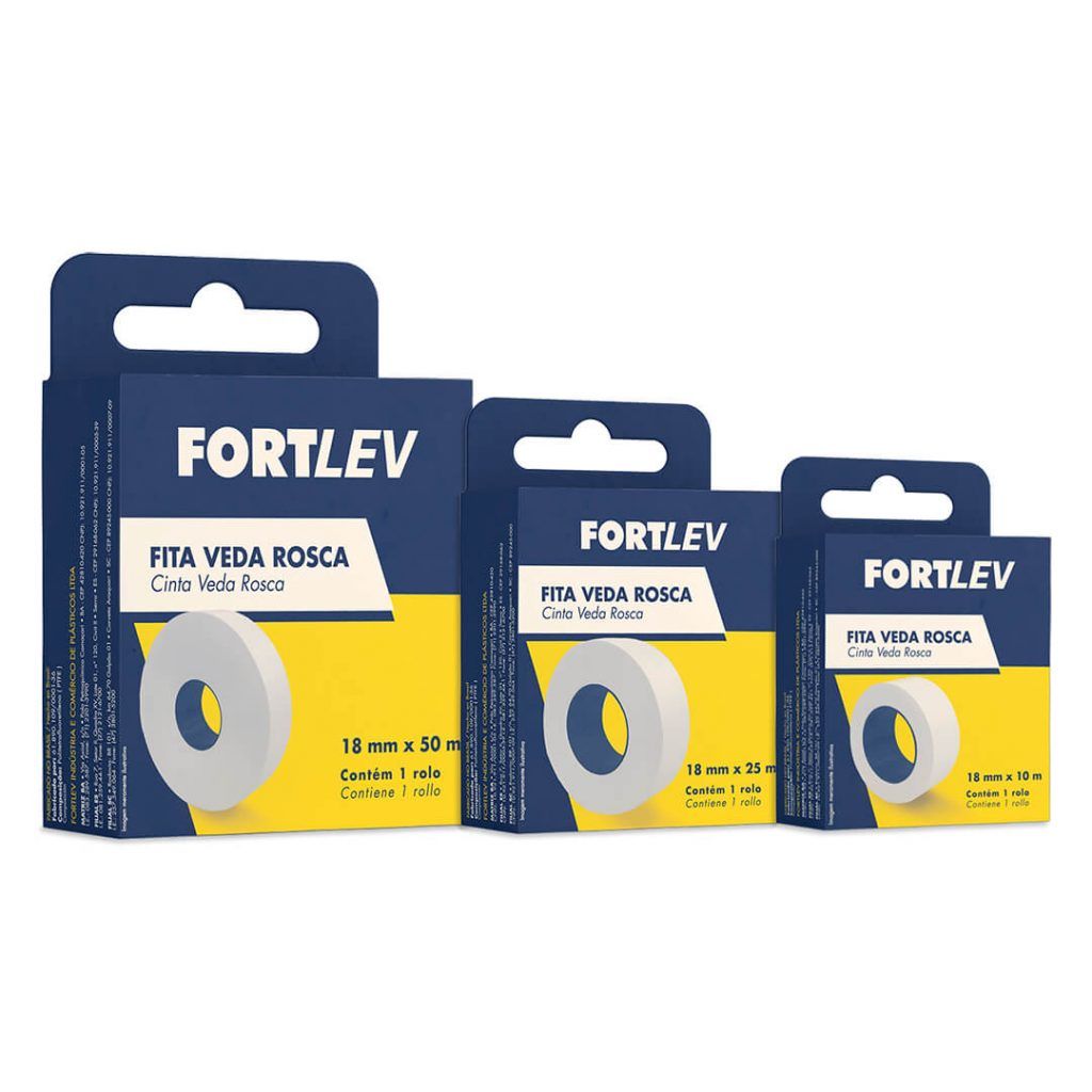 Fita Veda Rosca 18mmx50Mt Fortlev