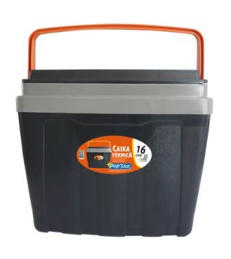 Caixa Termica 16L Cor: Preta Antares Caixa Termica 16L Cor: Preta Antares