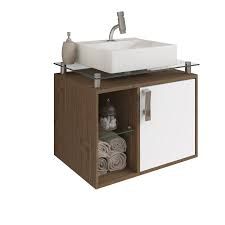 Armario Porto 60Cm SoBRepor Amendoa/BR Mgm Armario Porto 60Cm SoBRepor Amendoa/BR Mgm