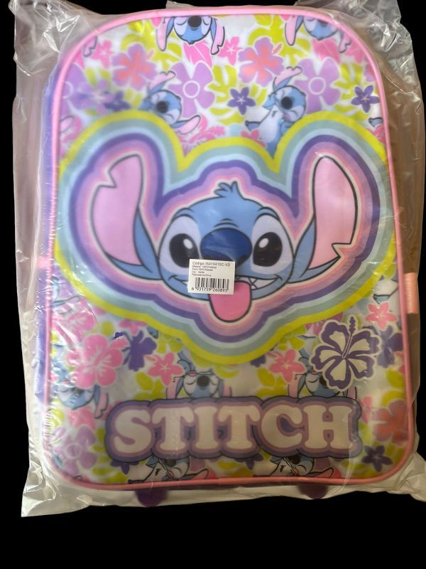 Mochila P/ Costas Verde Stitch S41541Sc Mochila P/ Costas Verde Stitch S41541Sc