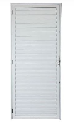 Porta Veneziana Aluminio BR 210X60 Esquer...
