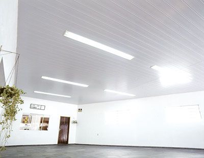 Forro Pvc Artesano Liso BRanco  4,00Mt