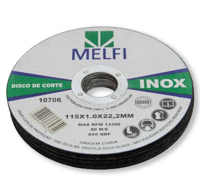 Disco De Corte Inox 4.1/2 - 115X1,0X22,23...