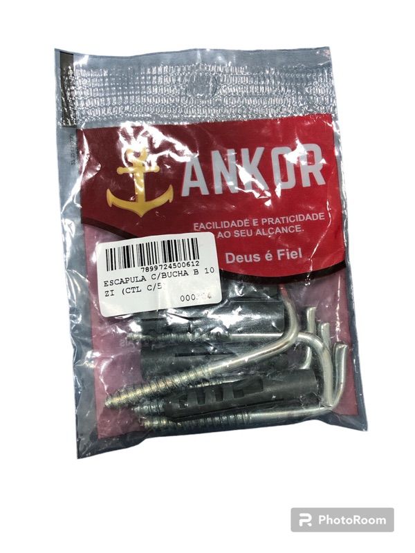 Escapula C/Bucha 10mm Zi C/5 0524 Ankor