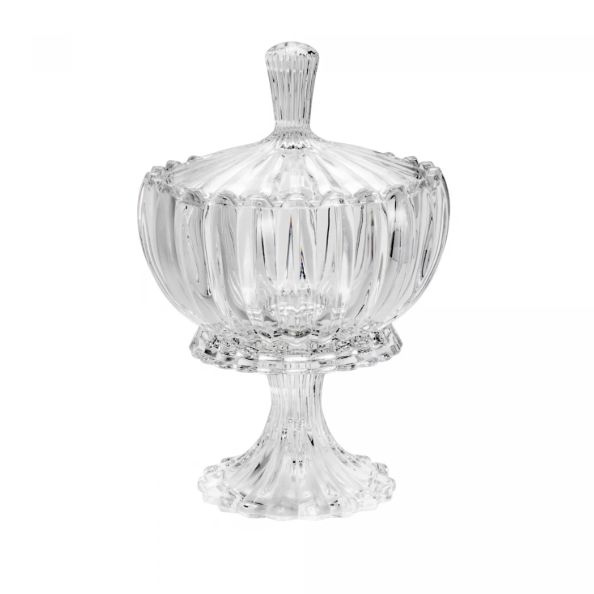 Potiche Cristal Com Pe Geneva 11x18Cm 256... Potiche Cristal Com Pe Geneva 11x18Cm 256...