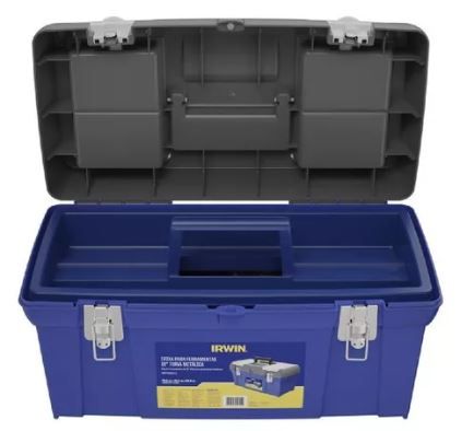 Caixa Ferramenta 19 Trava Metal Irwin