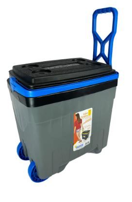 Caixa Termica 34L C/ Rodas Cor: Cinza Ant... Caixa Termica 34L C/ Rodas Cor: Cinza Ant...