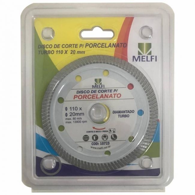 Disco Diamant Turbo Porc 110X20mm Melfi