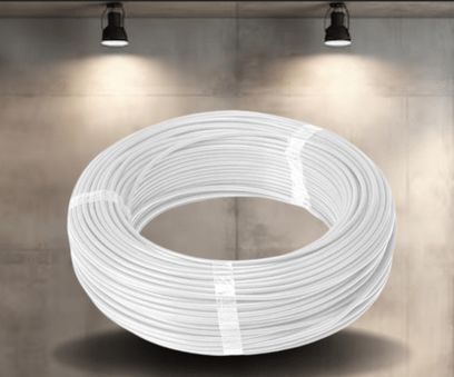 Cabo Flexivel 2,50mm Branco Rolo Mt Corfio